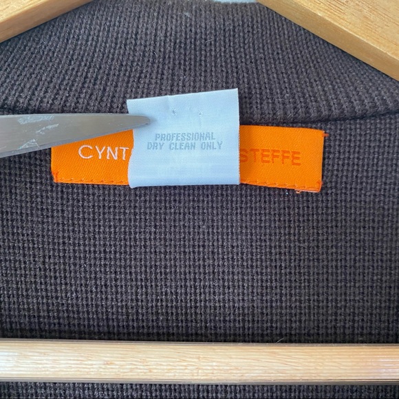 Vintage Brown Suede Sweater Coat Fur Collar Trench Coat M - Picture 13 of 13